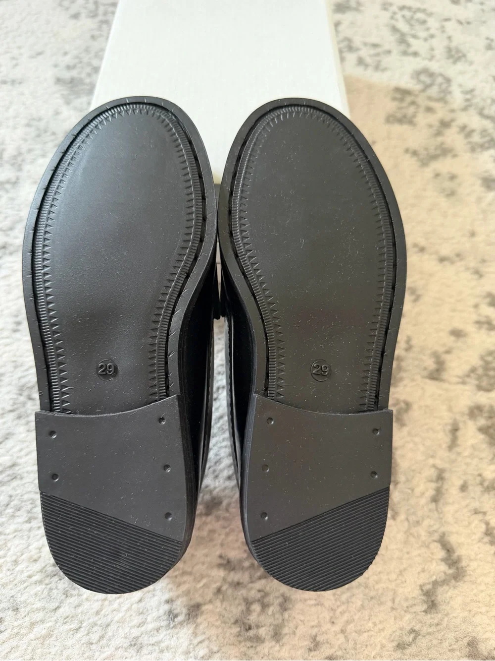 Black Kids Penny Loafers — Dress Shoes